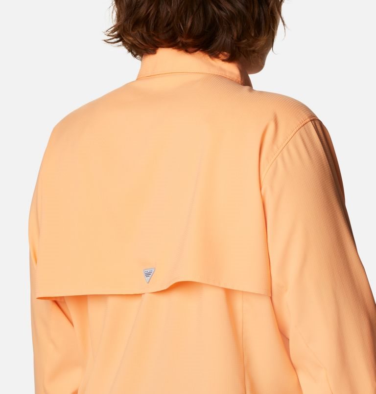 Women's Columbia PFG Tamiami II Long Sleeve Shirts Orange | Plus Size CA-Q0346